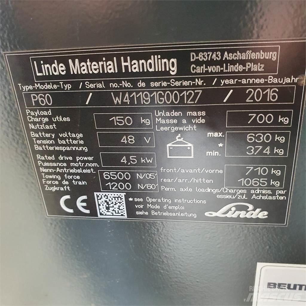 Linde P60 Camiones con grúa