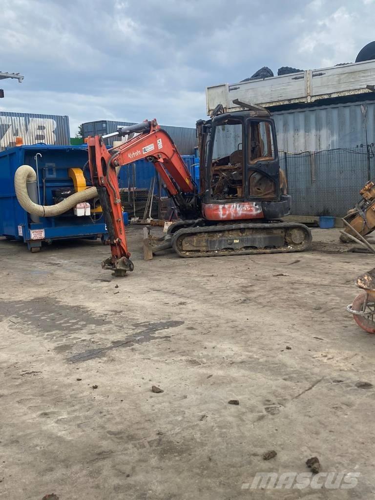 Kubota U 55-4 Plataformas y cucharones