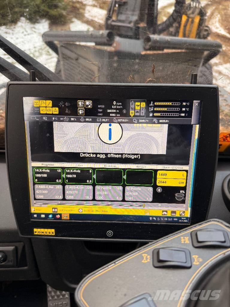 Ponsse Ergo 8W Cosechadoras