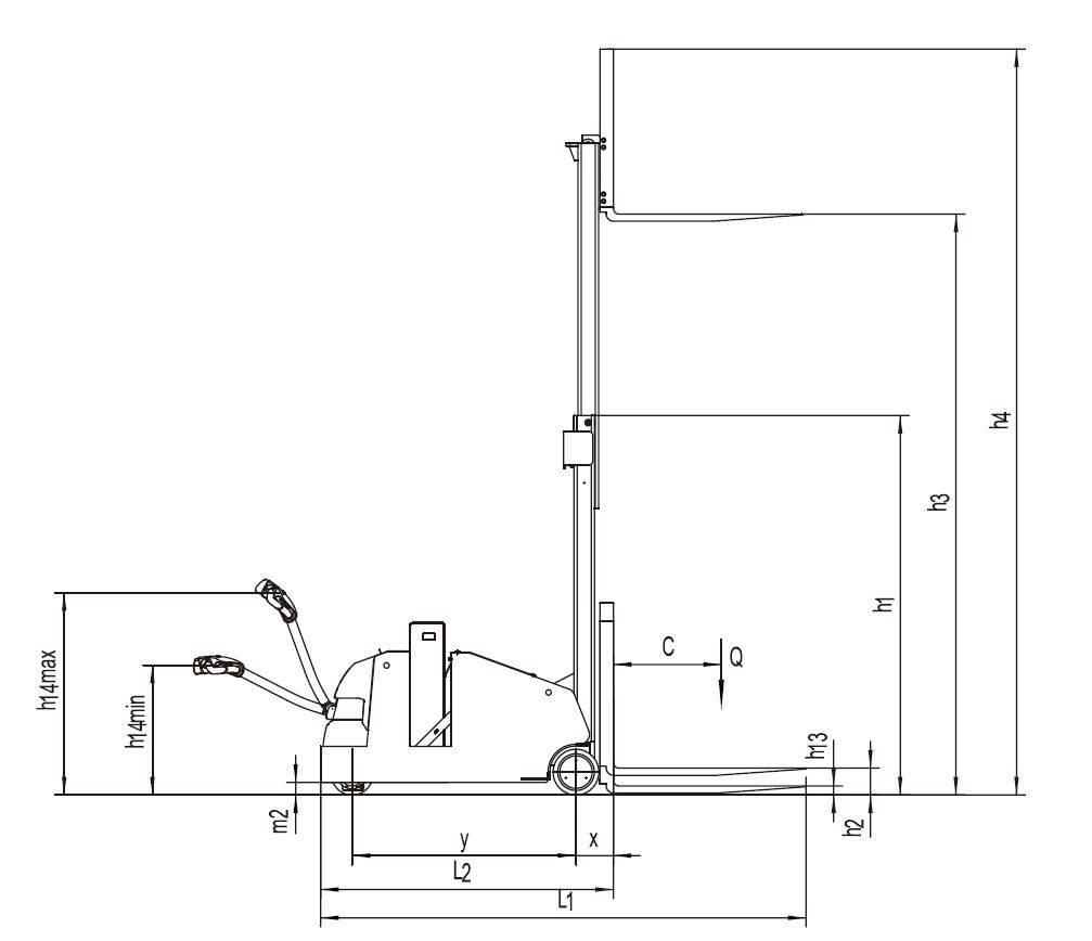 EP ES10-10CA Montacargas manual