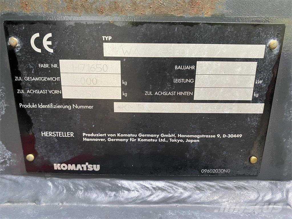 Komatsu WA70M-8EO Cargadoras multifunción