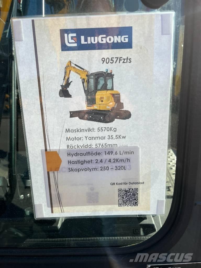 LiuGong 9057 FZTS Miniexcavadoras