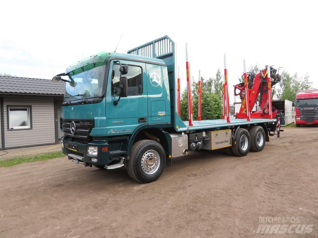 Mercedes-Benz 6X4 Transportes de madera