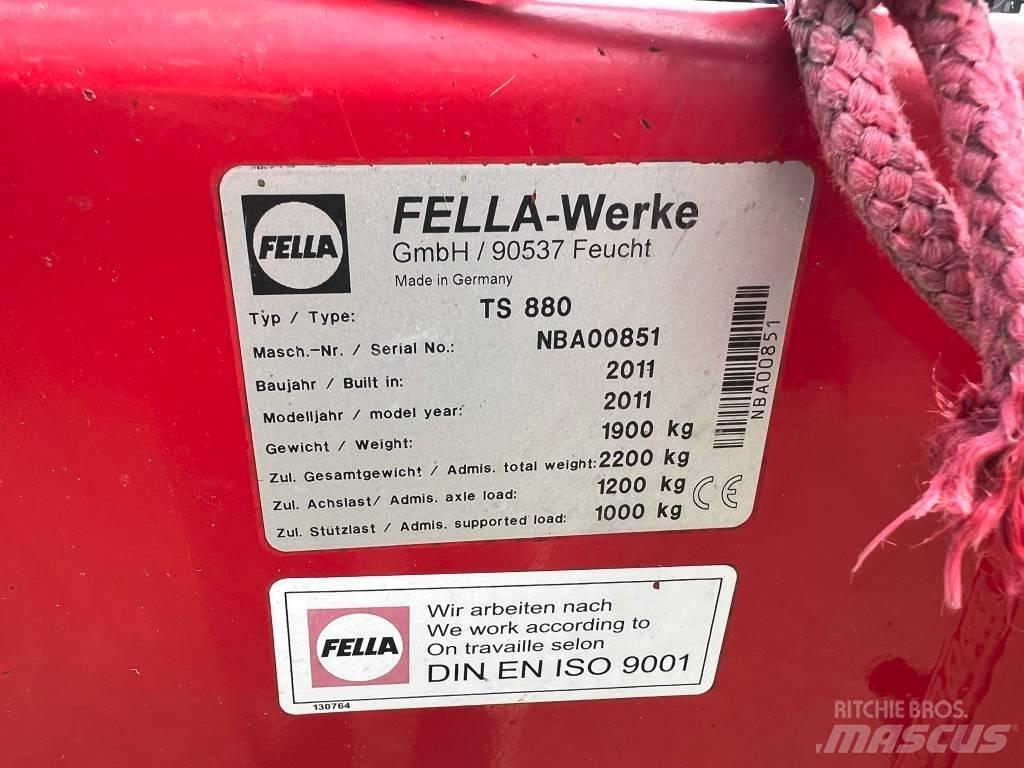 Fella TS 880 Segadoras hileradoras