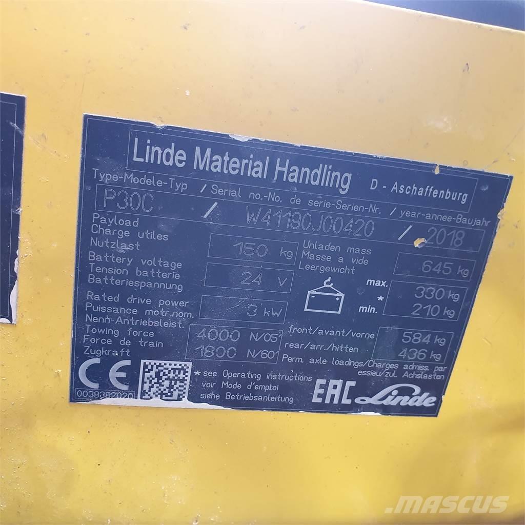 Linde P30C Camiones con grúa