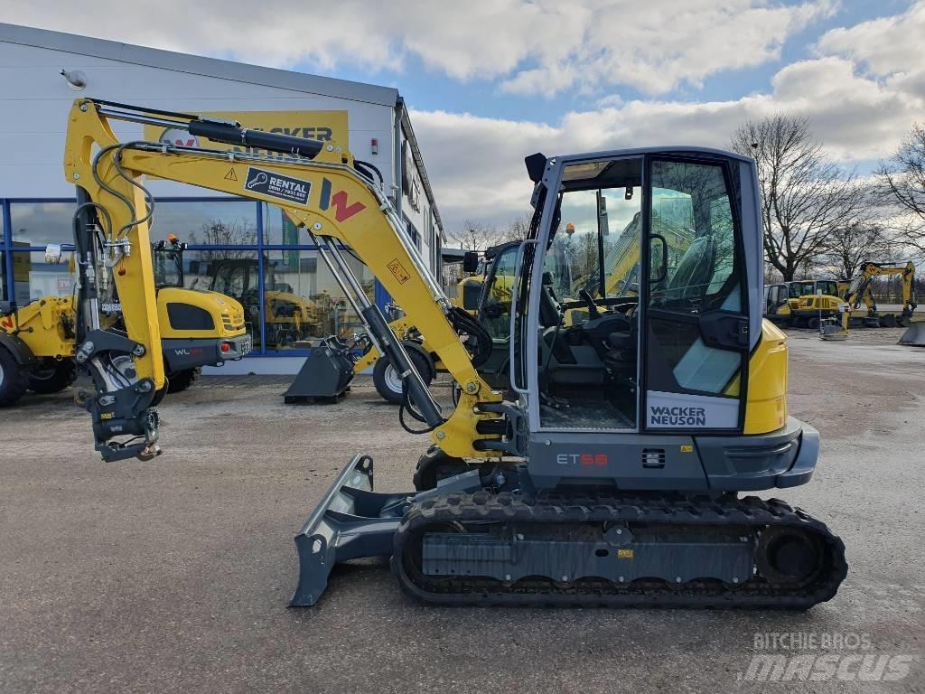 Wacker Neuson ET58 Excavadoras sobre orugas