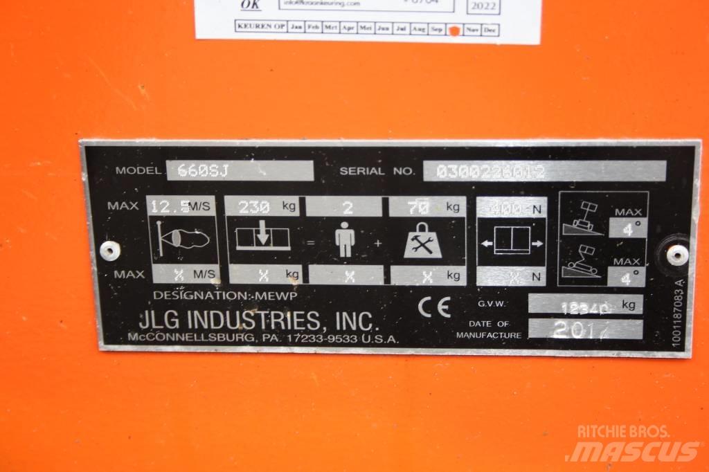 JLG 660 SJ Plataformas con brazo de elevación telescópico