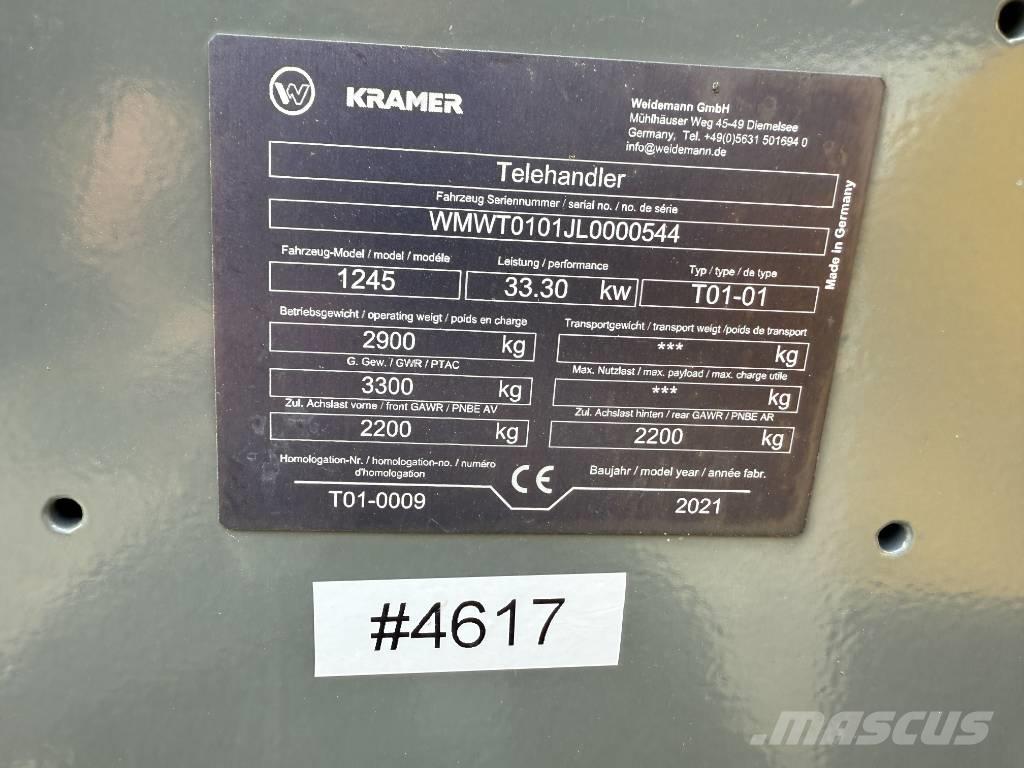 Kramer 1245 Carretillas telescópicas