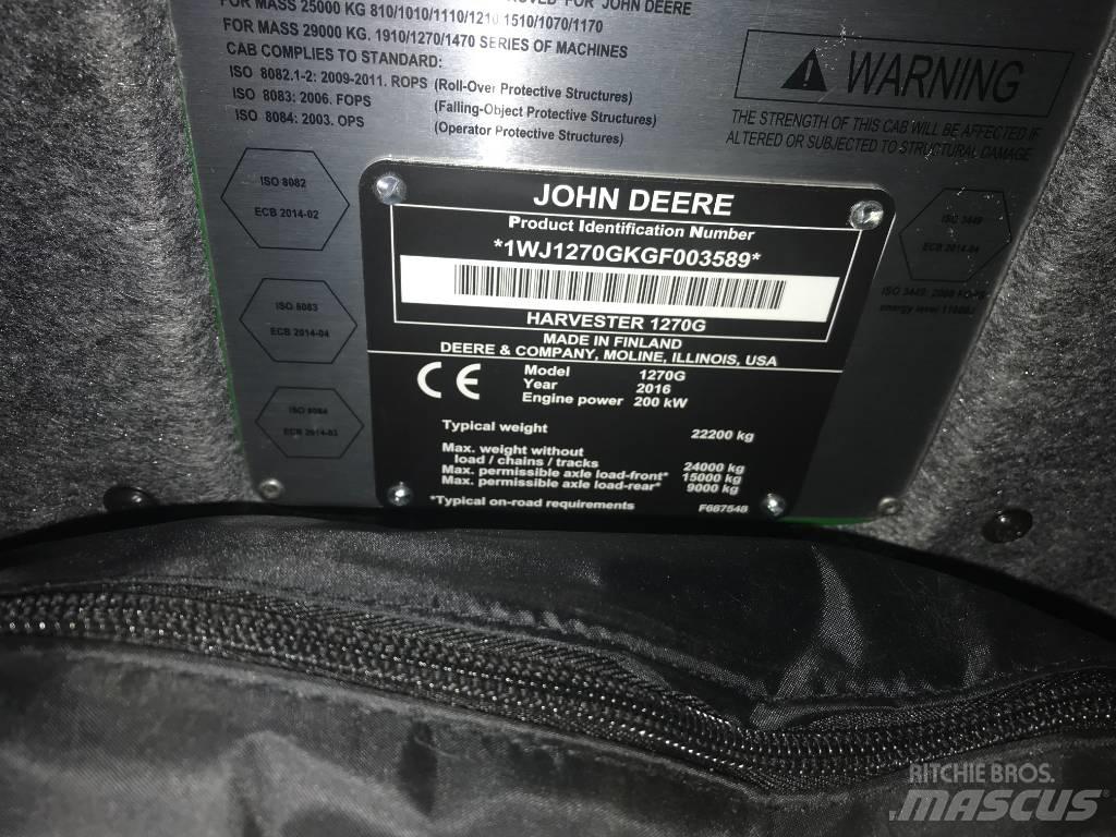 John Deere 1270G Cosechadoras