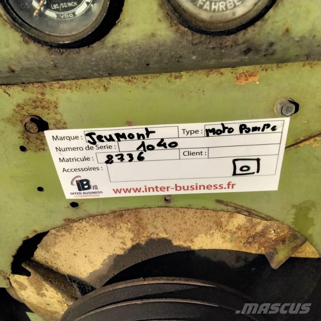  JEUMONT MOTOPOMPE Bombas y mezcladoras