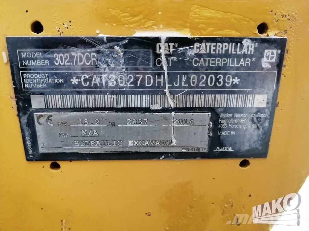 CAT 302.7 D CR Miniexcavadoras