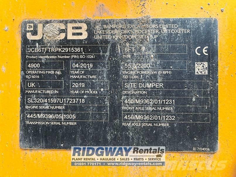 JCB 6 FT Vehículos compactos de volteo