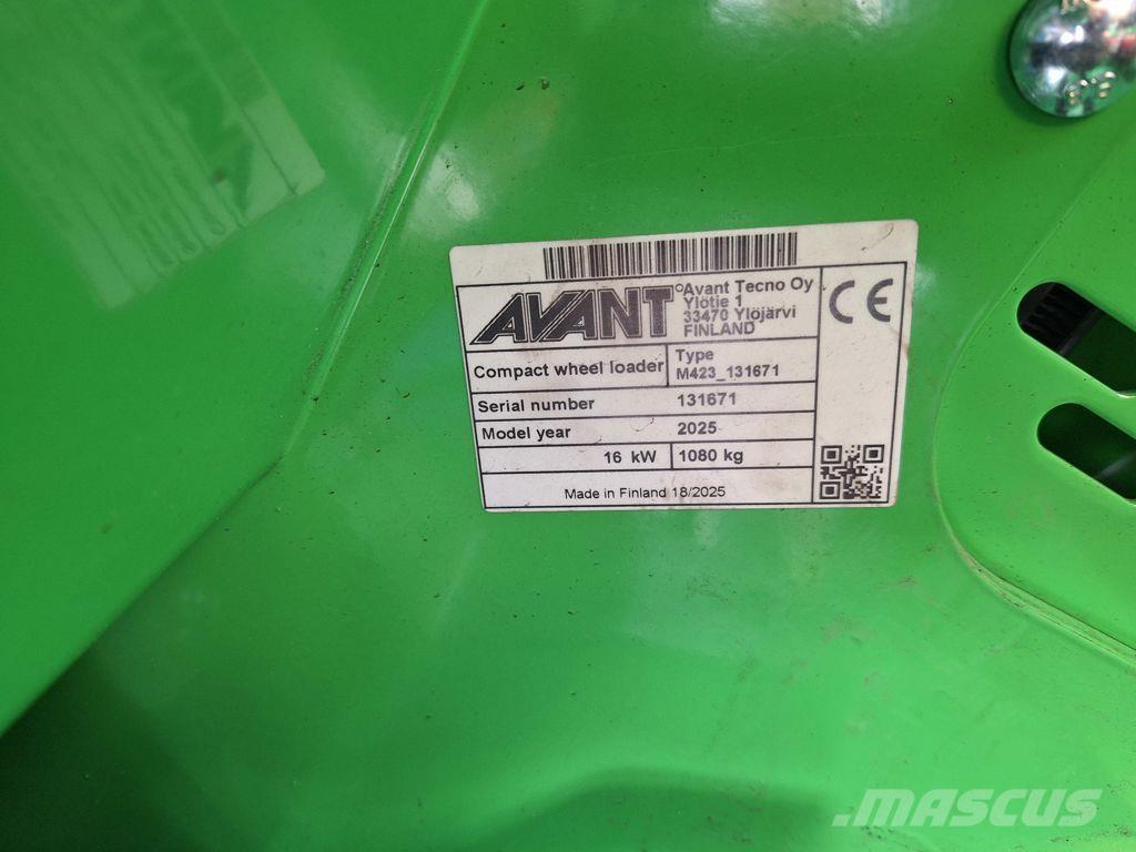 Avant 423 TDL Excavadoras especiales