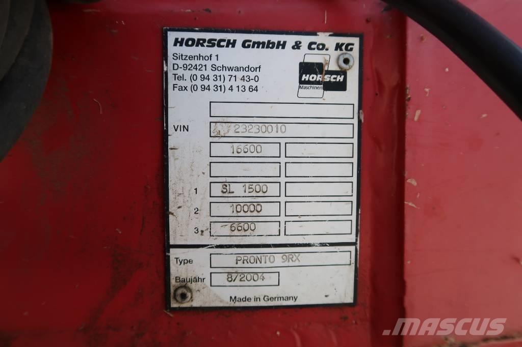 Horsch Pronto 9 RX Sembradoras de alta precisión