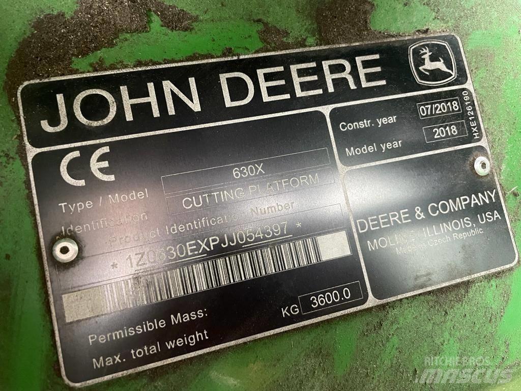 John Deere 630x Accesorios para cosechadoras combinadas