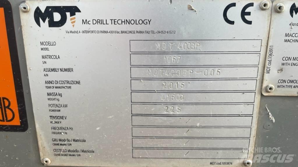  MDT 400BP Taladros pesados