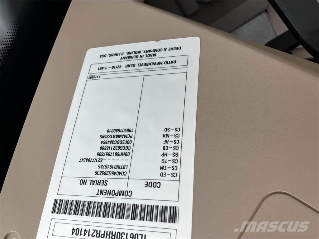 John Deere 6R 130 Tractores