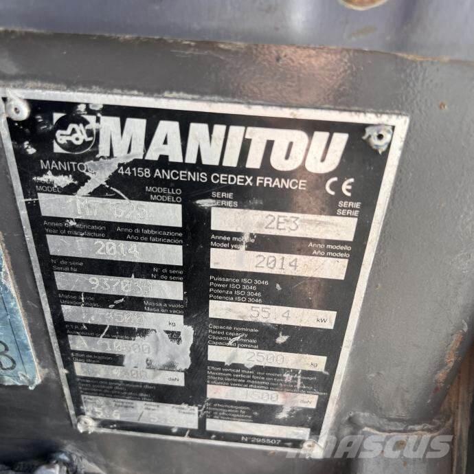 Manitou MT 625 Carretillas telescópicas