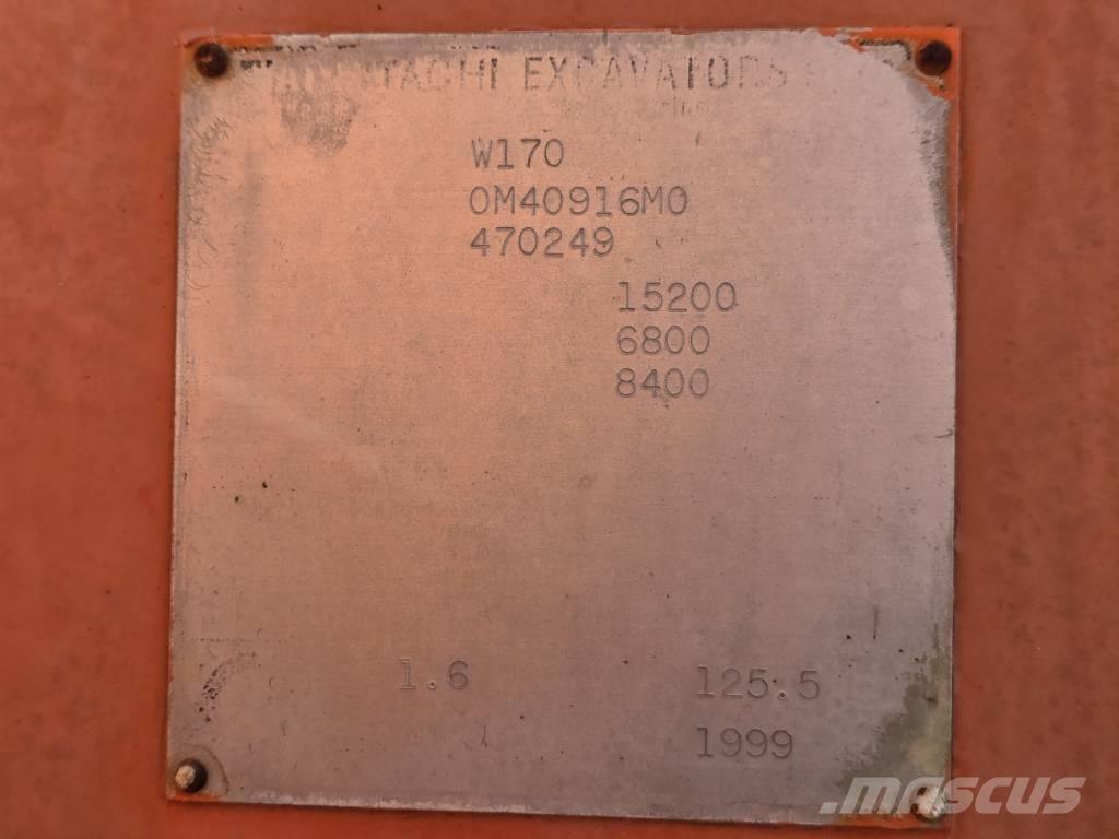 Fiat-Hitachi W170 Cargadoras sobre ruedas