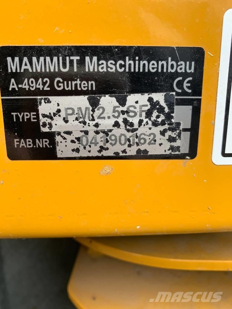 Mammut PM 2.5 SF Accesorios para maquinaria de heno y forraje