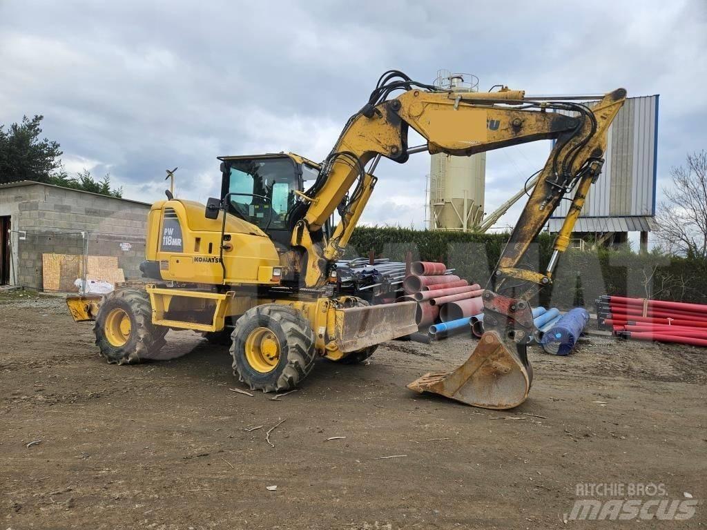 Komatsu PW 118 Excavadoras de ruedas