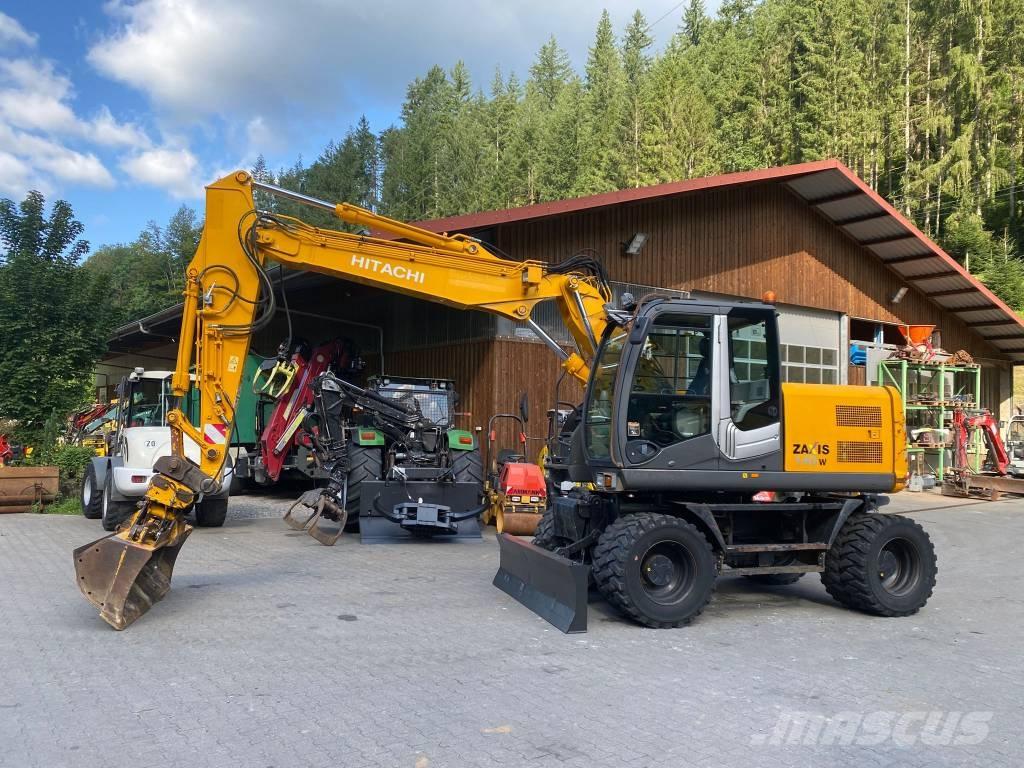 Hitachi ZX 140 W-3 Excavadoras de ruedas