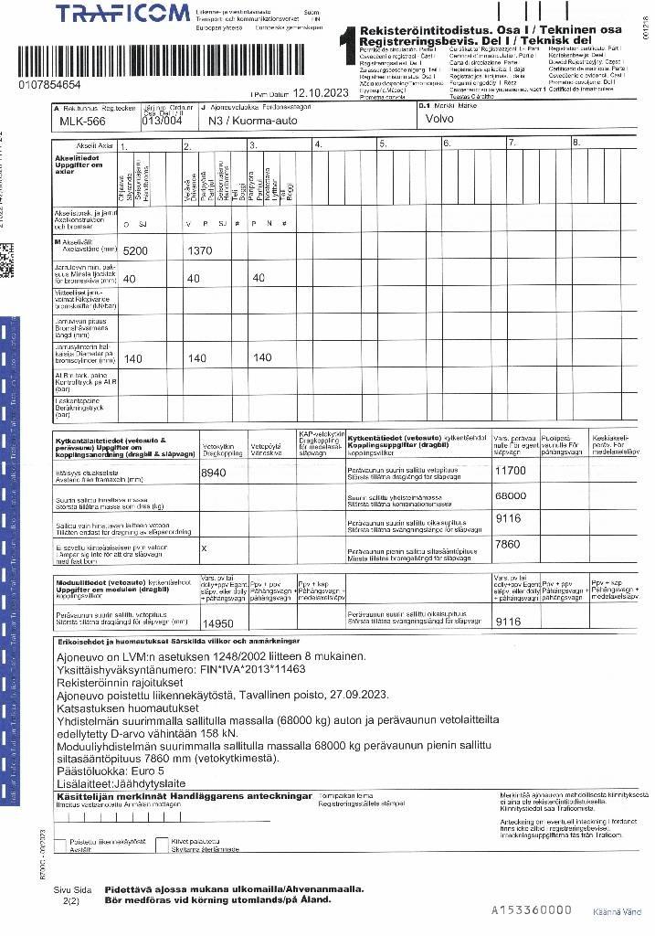 Volvo FH 13 460 Camiones con caja de remolque