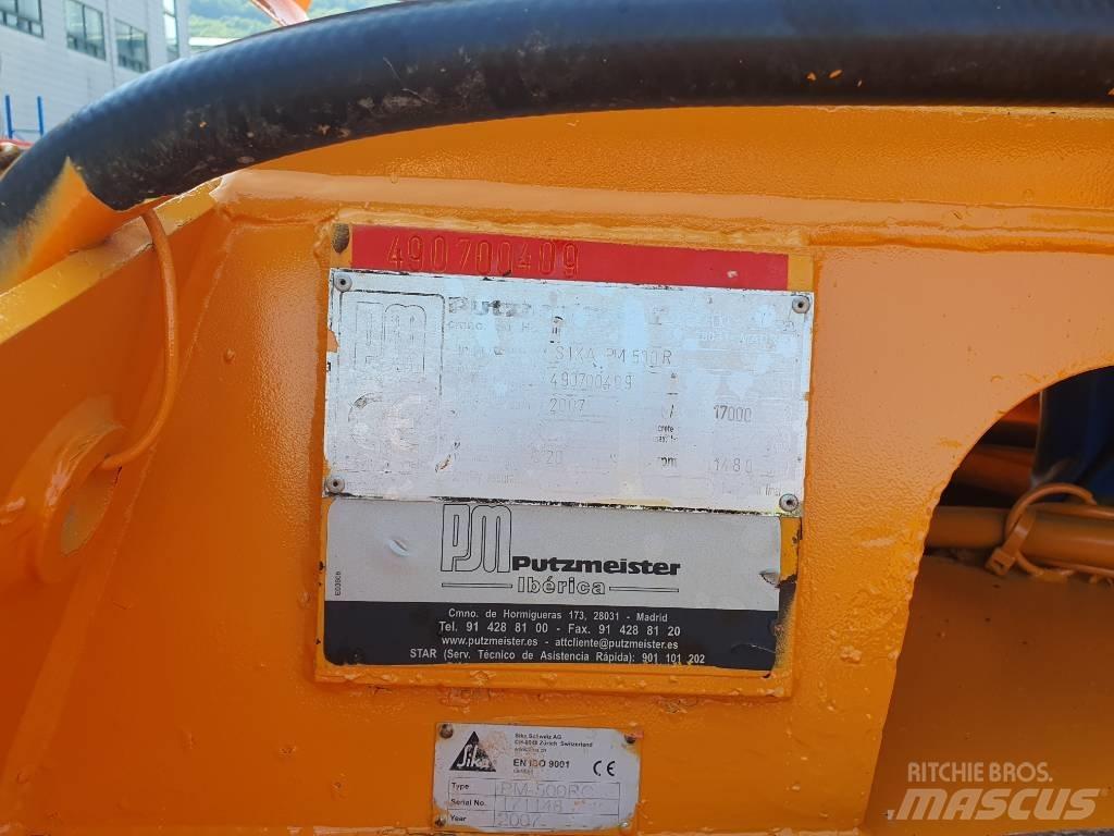 Putzmeister PM 500 Plumas de hormigón