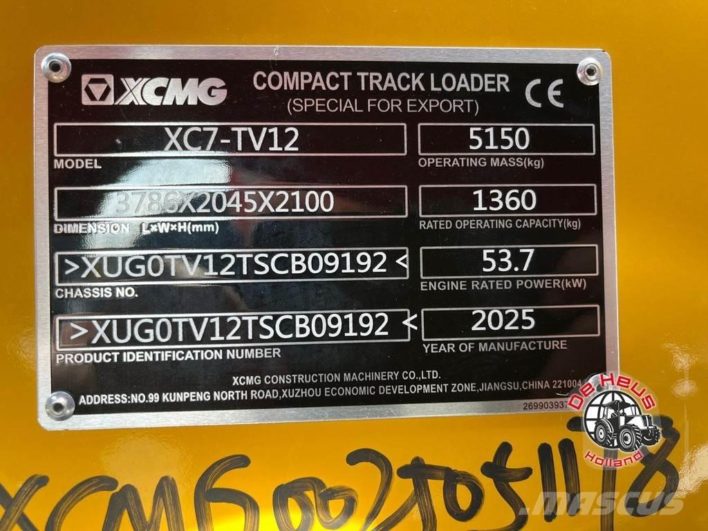 XCMG XC7-TV12 Cargadoras sobre ruedas