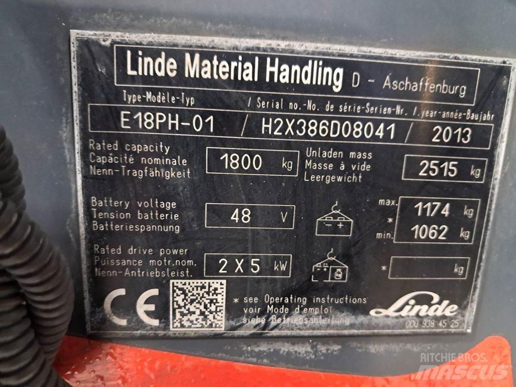 Linde E18PH Carretillas de horquilla eléctrica