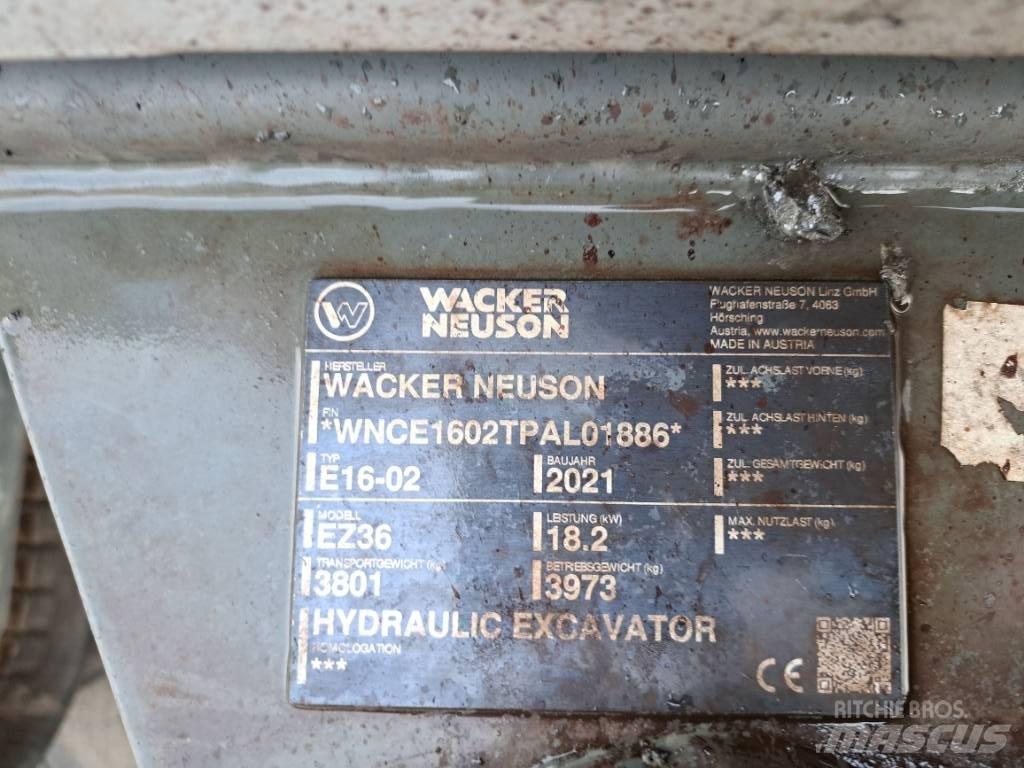 Wacker Neuson EZ36 Excavadoras sobre orugas