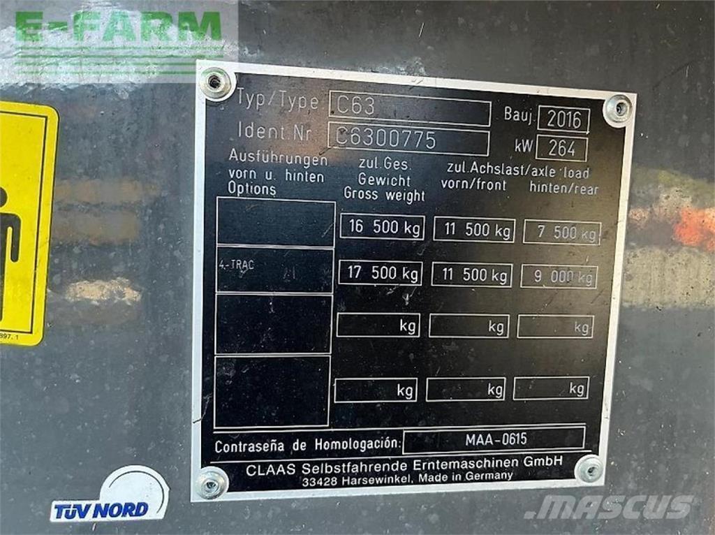 CLAAS lexion 630 Cosechadoras combinadas