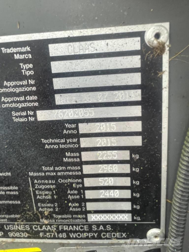 CLAAS Rollant 350 RC Empacadoras circular