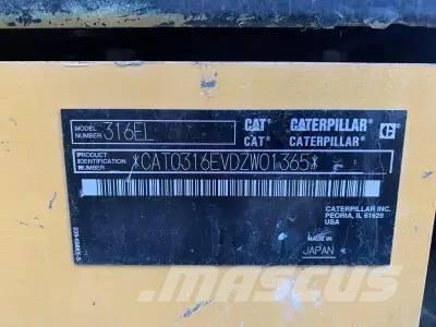 CAT 316 EL Excavadoras sobre orugas
