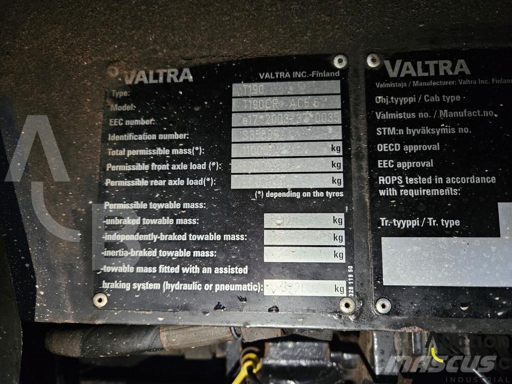 Valtra T190 Tractores