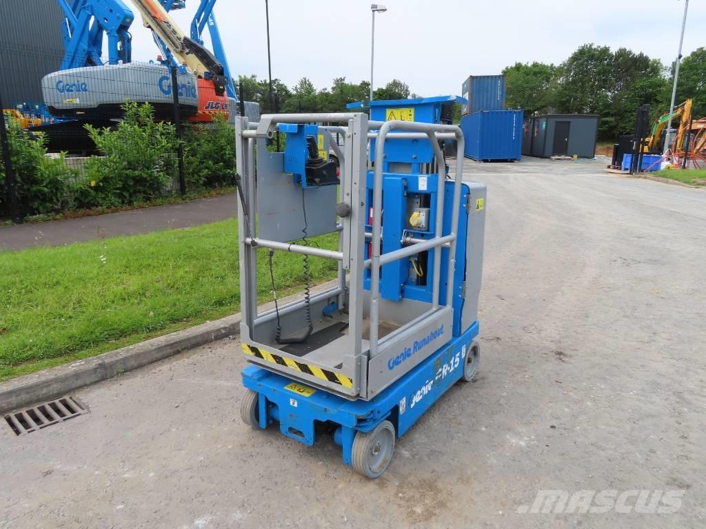 Genie GR 15 Plataformas con jaula de elevación