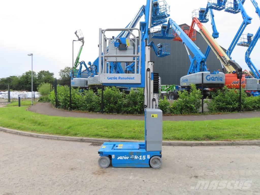 Genie GR 15 Plataformas con jaula de elevación
