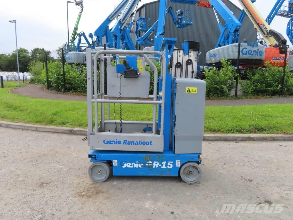 Genie GR 15 Plataformas con jaula de elevación