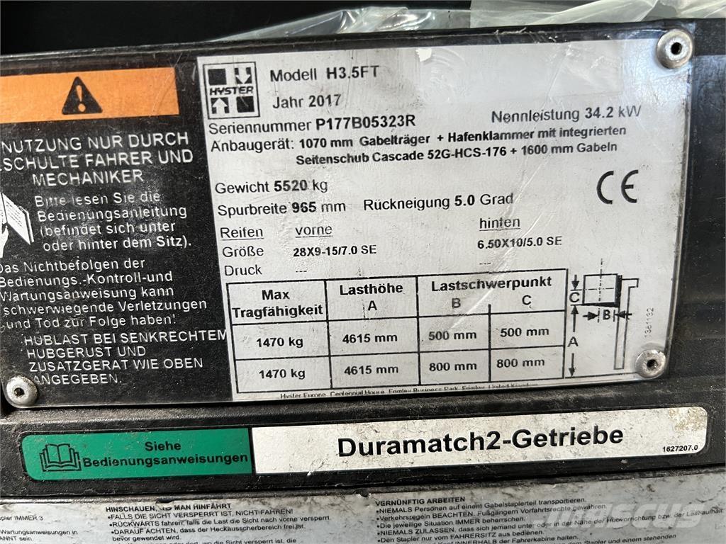 Hyster H3.5 FT/ 23R Camiones diesel