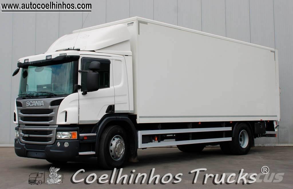 Scania P 250 Camiones con caja de remolque