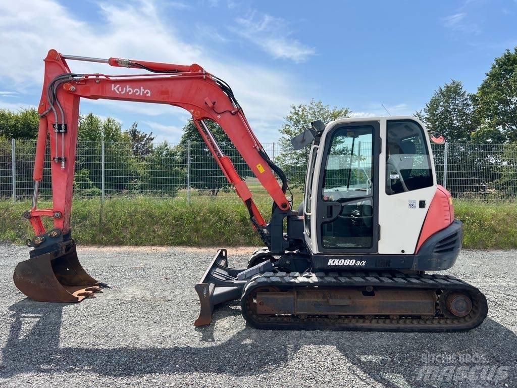 Kubota KX080-3 Excavadoras sobre orugas