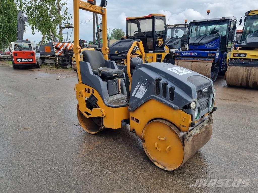 Hamm HD8 CW Rodillos de doble tambor