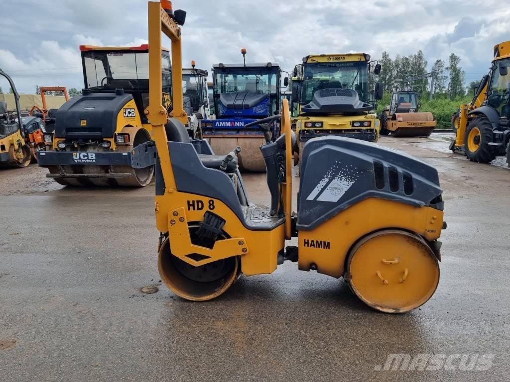 Hamm HD8 CW Rodillos de doble tambor