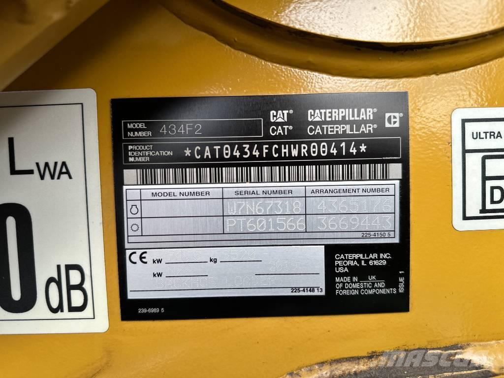 CAT 434 F Retrocargadoras