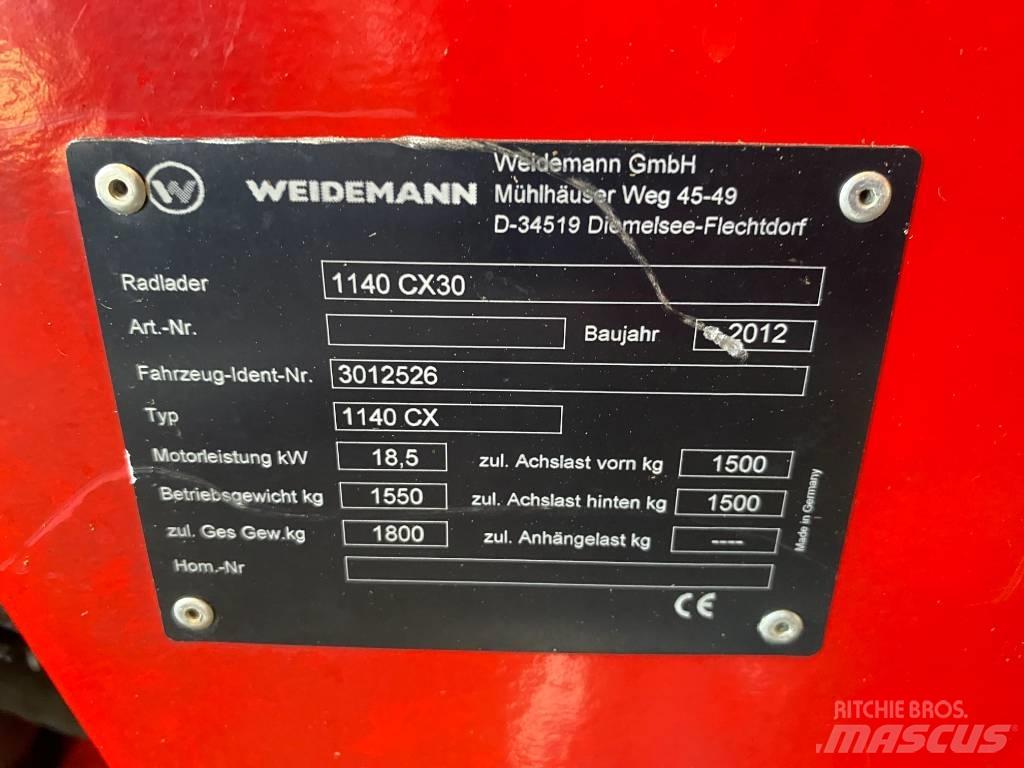 Weidemann 1140 CX30 Cargadoras multifunción