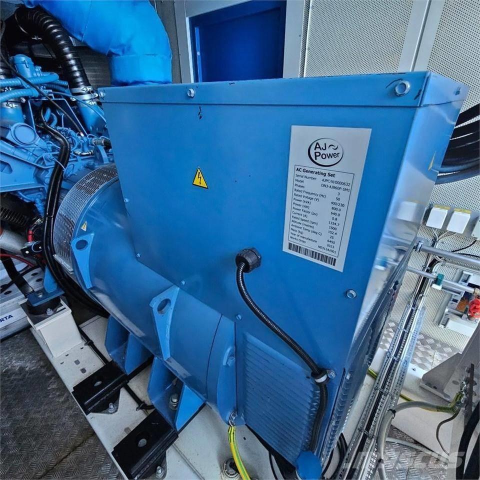 MTU 800 KVA Generadores diésel