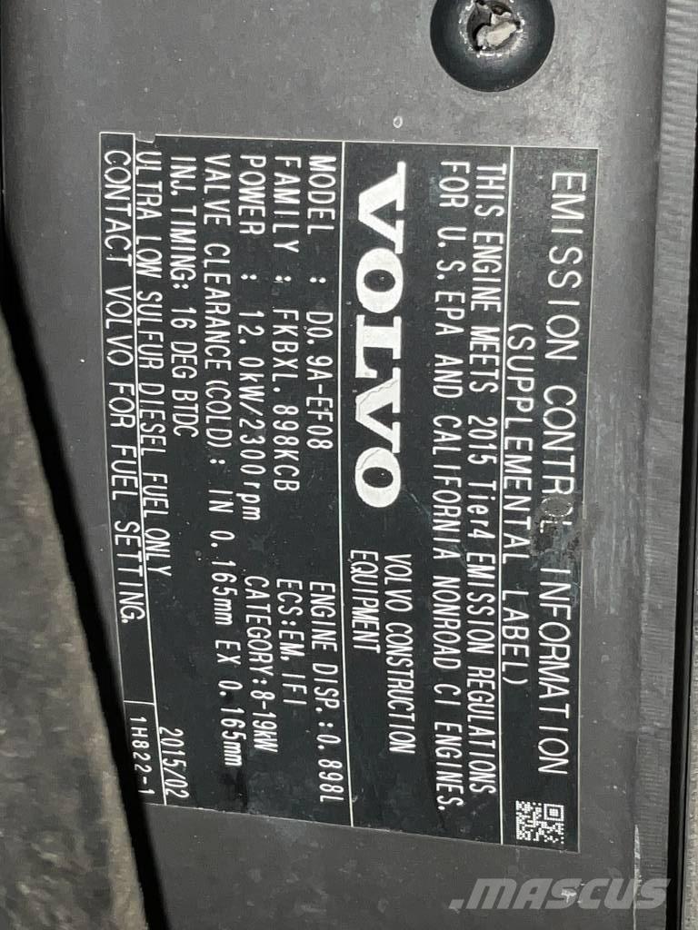 Volvo EC 15 D Miniexcavadoras