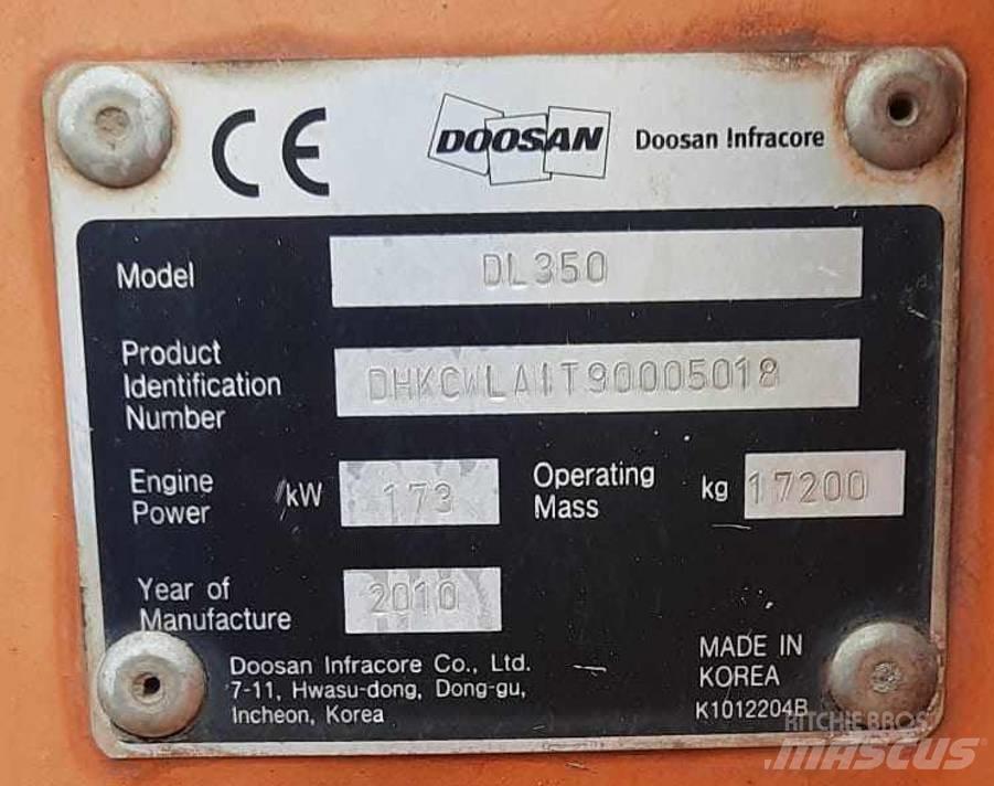 Doosan DL 350 Cargadoras sobre ruedas