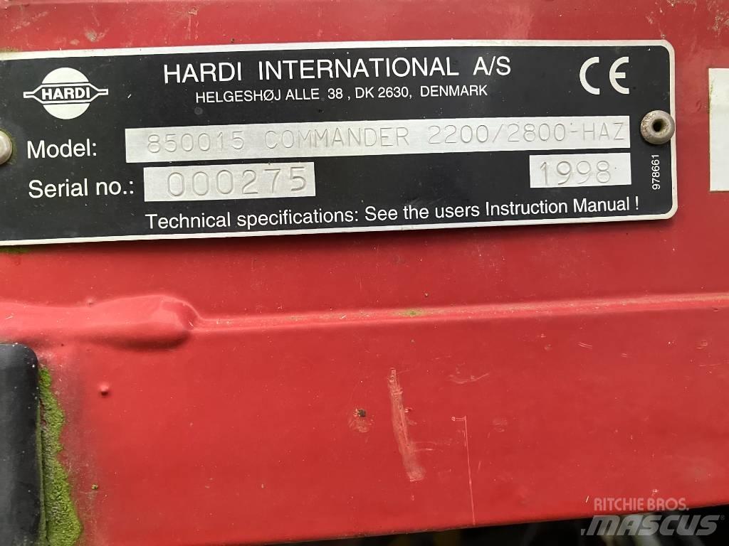 Hardi Commander Twin Pulverizadores arrastrados