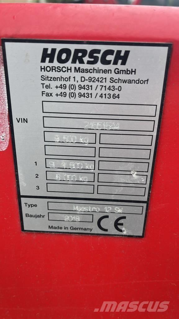 Horsch Maestro 12 SW Sembradoras de alta precisión
